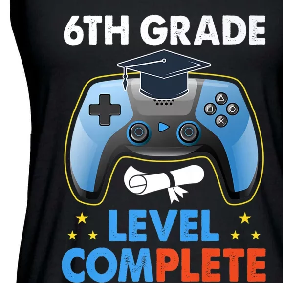 Kindergarten Level Complete Graduation Class Gamer Ladies Essential Flowy Tank