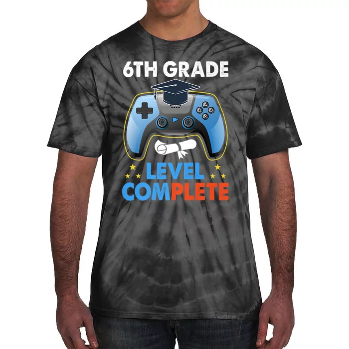 Kindergarten Level Complete Graduation Class Gamer Tie-Dye T-Shirt