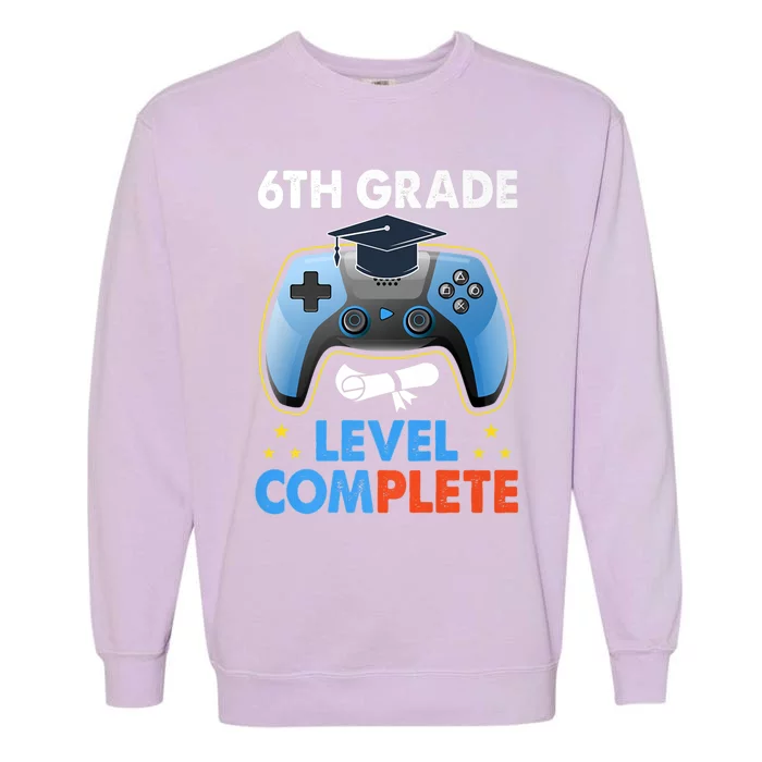 Kindergarten Level Complete Graduation Class Gamer Garment-Dyed Sweatshirt