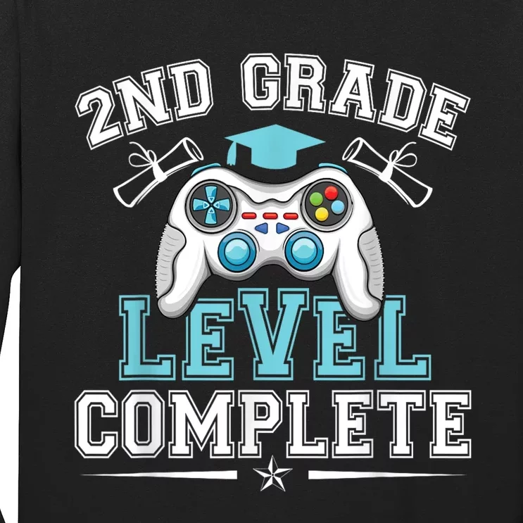 Kindergarten Level Complete Graduation Class Gamer Long Sleeve Shirt