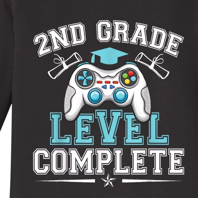 Kindergarten Level Complete Graduation Class Gamer Baby Long Sleeve Bodysuit