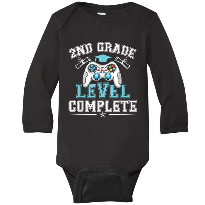 Kindergarten Level Complete Graduation Class Gamer Baby Long Sleeve Bodysuit