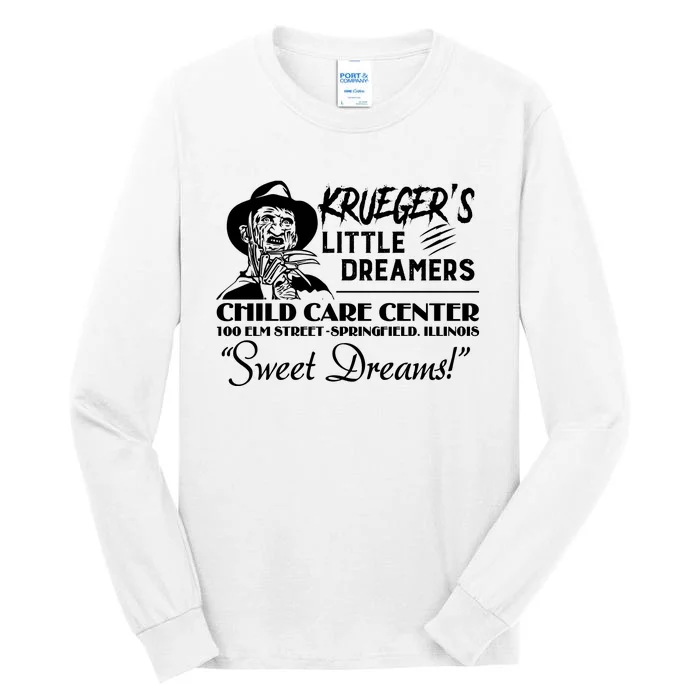 Krueger’S Little Dreamers Sweet Dreams Freddy Halloween Tall Long Sleeve T-Shirt