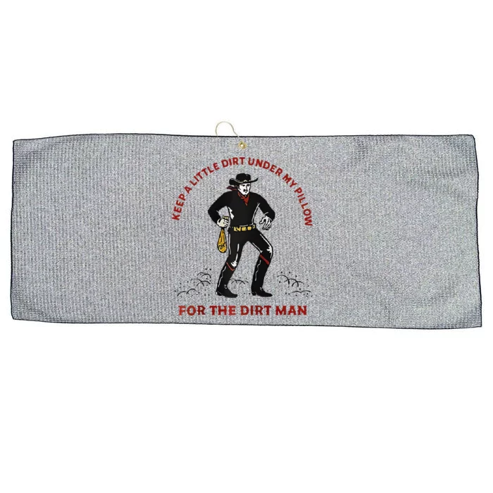 Keep Little Dirt Under My Pillow For The Dirt Man Raglan Baseball Large Microfiber Waffle Golf Towel