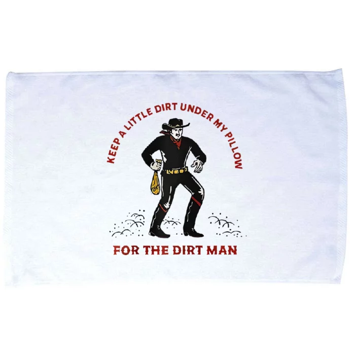 Keep Little Dirt Under My Pillow For The Dirt Man Raglan Baseball Microfiber Hand Towel