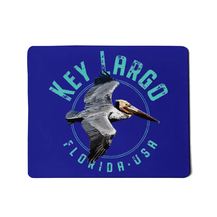 Key Largo Florida Pelican Design Mousepad