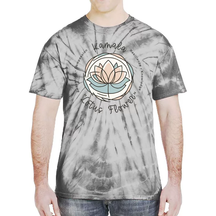 Kamala Lotus Flower Tie-Dye T-Shirt