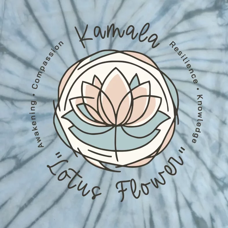 Kamala Lotus Flower Tie-Dye T-Shirt