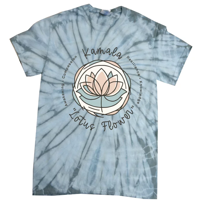 Kamala Lotus Flower Tie-Dye T-Shirt