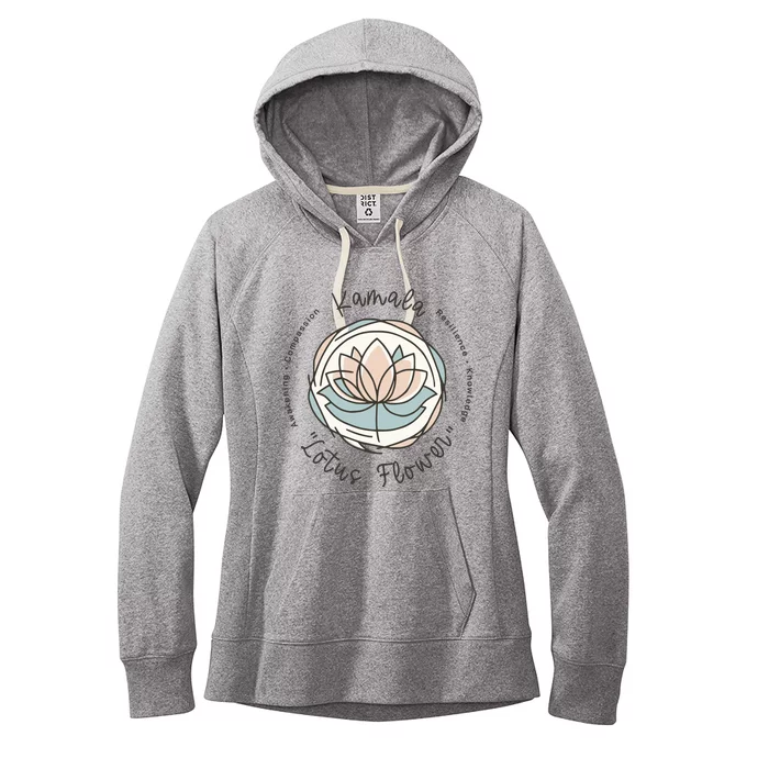 Kamala Lotus Flower Women's Fleece Hoodie