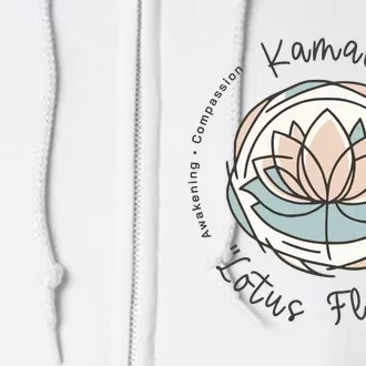 Kamala Lotus Flower Full Zip Hoodie