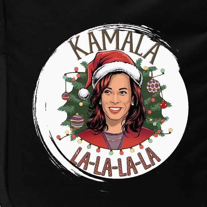 Kamala Lalalala Funny Christmas Holiday Harris Walz Song Impact Tech Backpack