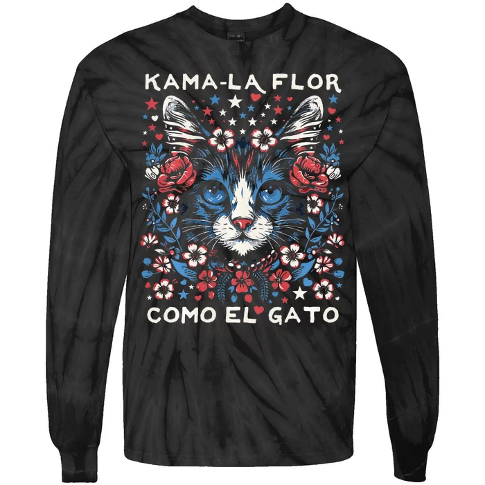 Kama La Flor La Presidenta Tie-Dye Long Sleeve Shirt