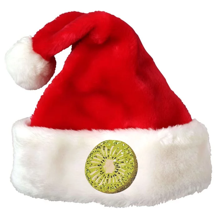 Kiwi Love Fruits Kiwi Costume Men Women Premium Christmas Santa Hat