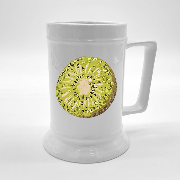 Kiwi Love Fruits Kiwi Costume Men Women Front & Back Beer Stein