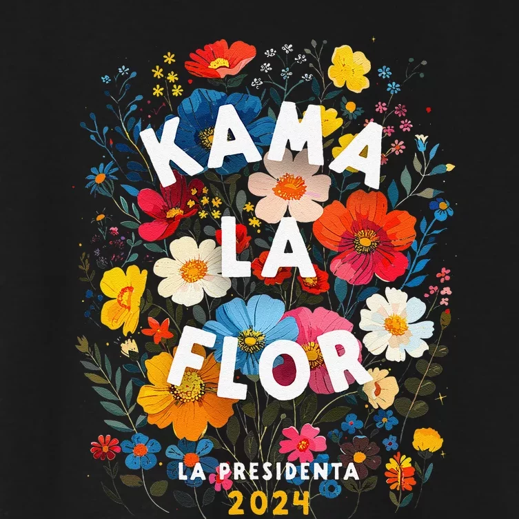 Kama La Flor 2024 Gift Cute Women's Crop Top Tee