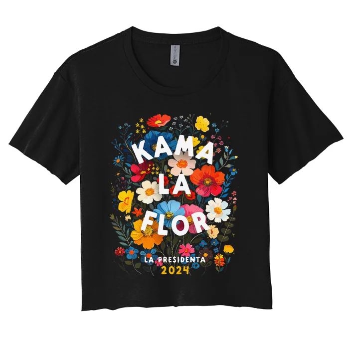 Kama La Flor 2024 Gift Cute Women's Crop Top Tee