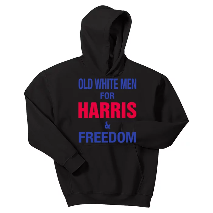 Kama La Harris Walz 2024 Old White For Harris & Freedom Kids Hoodie