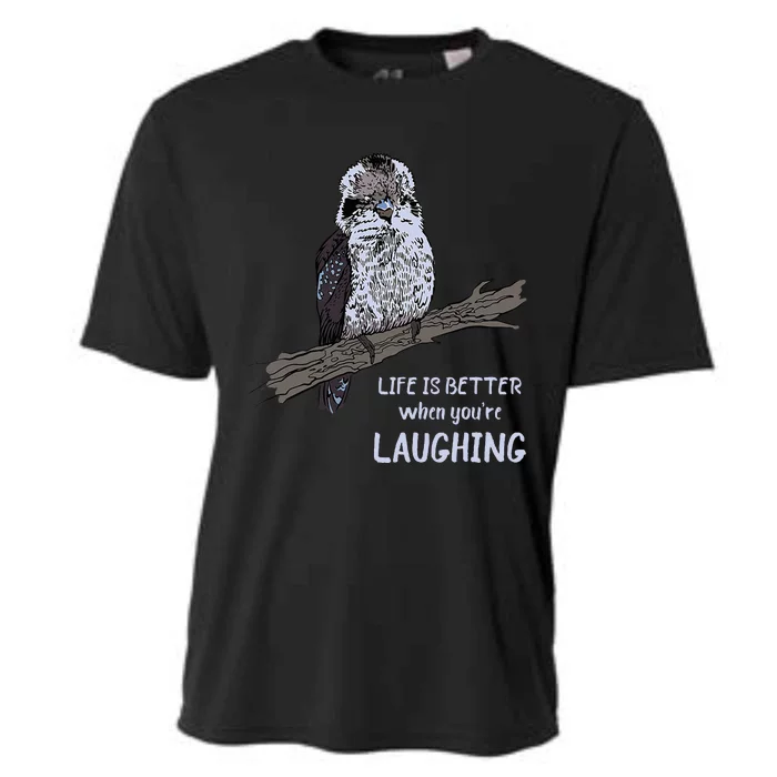 Kookaburra Life Is Better Kookaburra Bird Kookaburra Lover Cooling Performance Crew T-Shirt