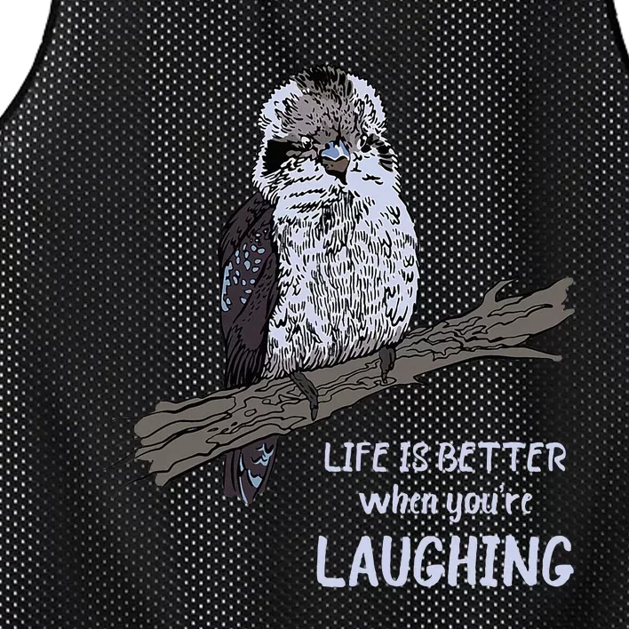 Kookaburra Life Is Better Kookaburra Bird Kookaburra Lover Mesh Reversible Basketball Jersey Tank