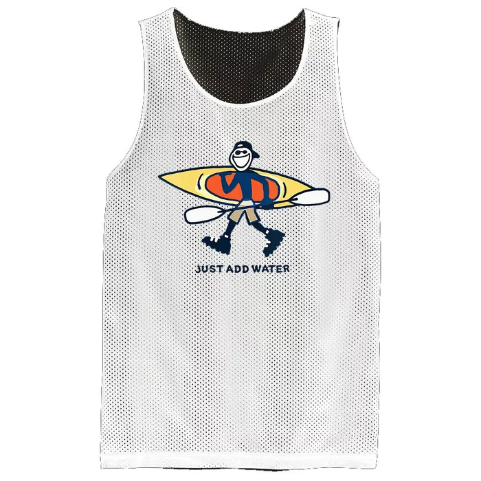 Kayak Lover Just Add Water Kayak Mesh Reversible Basketball Jersey Tank