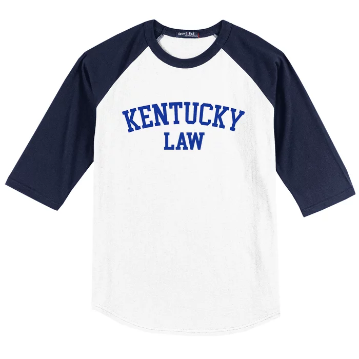 Kentucky Law Kentucky Bar Graduate Baseball Sleeve Shirt