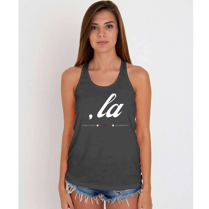 Kamala La Women's Knotted Racerback Tank