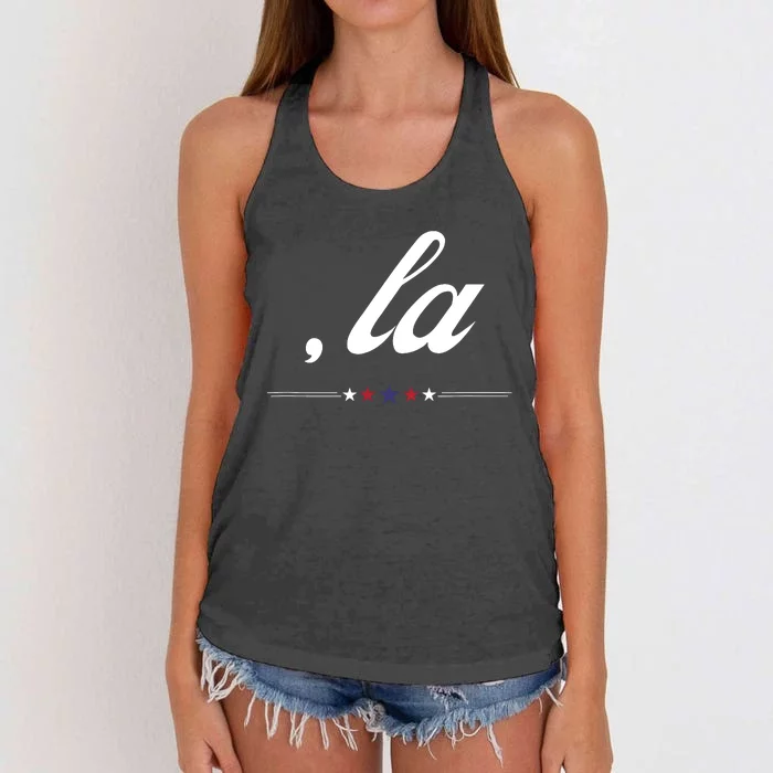 Kamala La Women's Knotted Racerback Tank