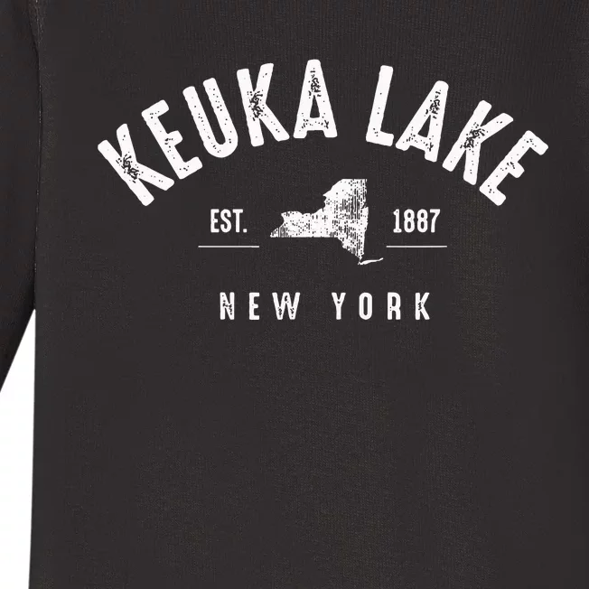 Keuka Lake Baby Long Sleeve Bodysuit