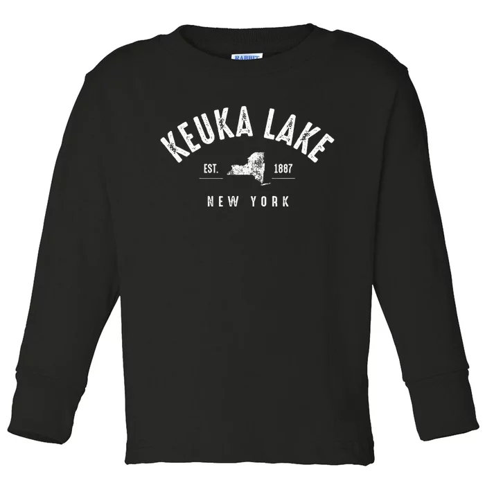 Keuka Lake Toddler Long Sleeve Shirt