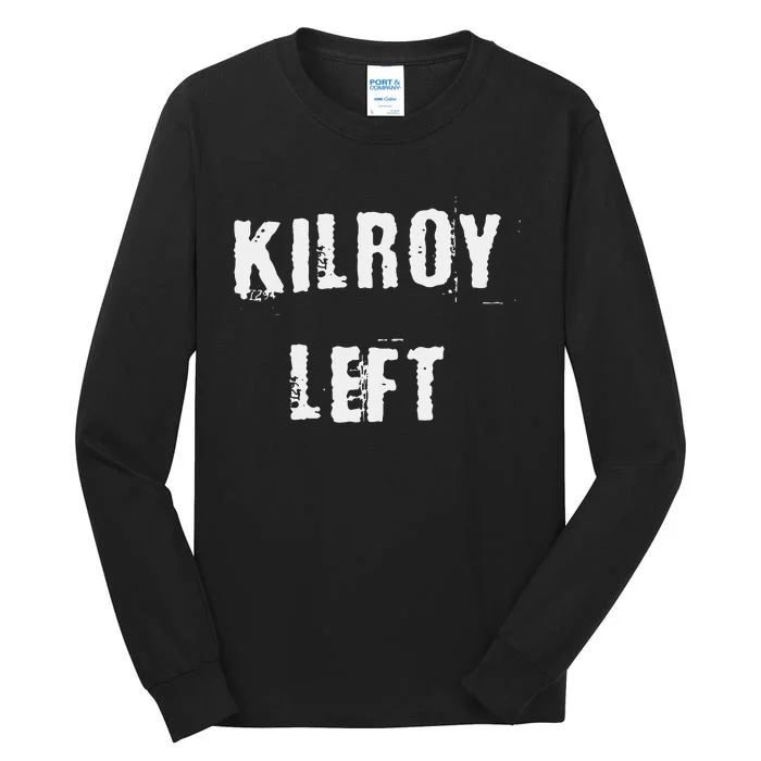 Kilroy Left Tall Long Sleeve T-Shirt