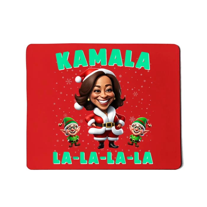 Kamala Lalalala Kamala Harris 2024 Funny Christmas Xmas Mousepad