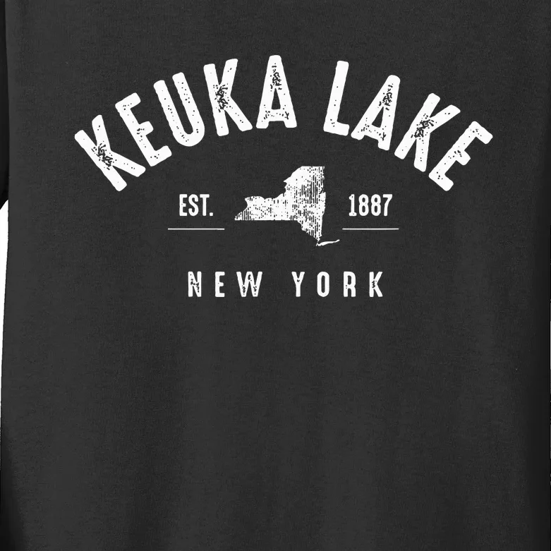 Keuka Lake Kids Long Sleeve Shirt