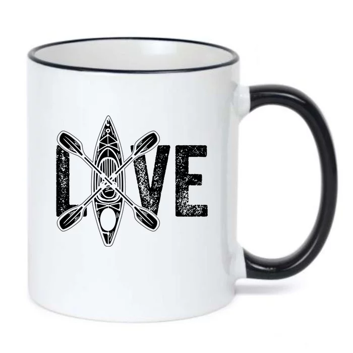 Kayak Love Kayak Paddling Kayaking Funny Gift Black Color Changing Mug