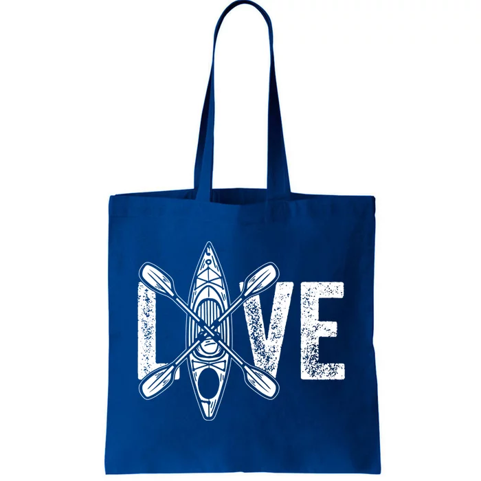 Kayak Love Kayak Paddling Kayaking Funny Gift Tote Bag