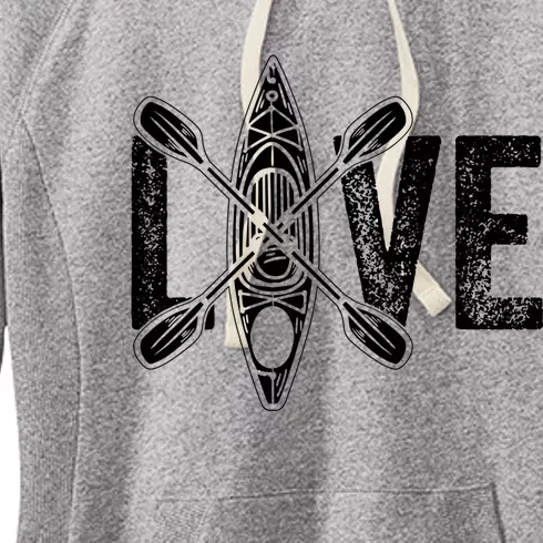 Kayak Love Kayak Paddling Kayaking Funny Gift Women's Fleece Hoodie