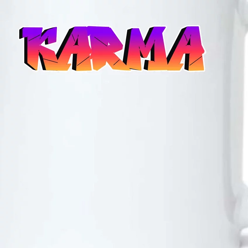 Karma Logo Black Color Changing Mug