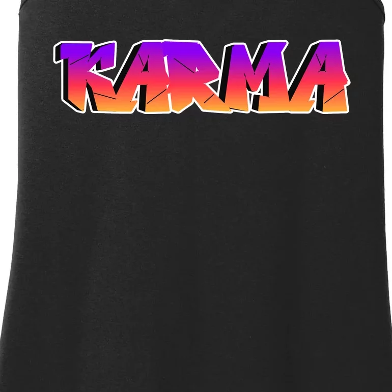 Karma Logo Ladies Essential Tank