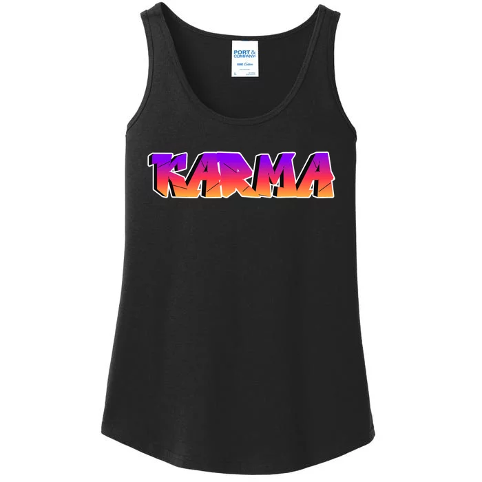 Karma Logo Ladies Essential Tank