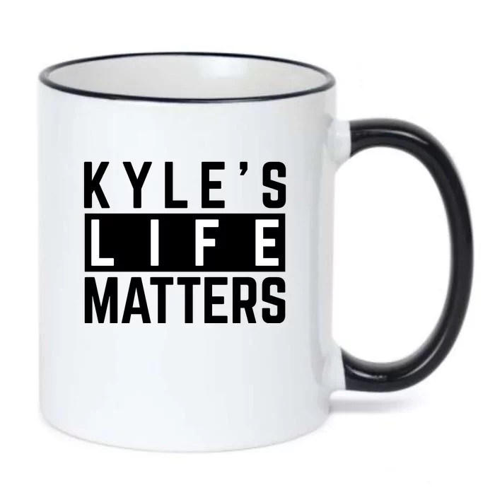 Kyle's Life Matters Shirts Free Kyle Rittenhouse Black Color Changing Mug