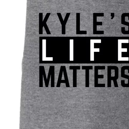 Kyle's Life Matters Shirts Free Kyle Rittenhouse Doggie 3-End Fleece Hoodie