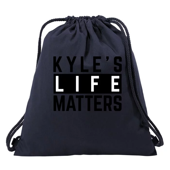 Kyle's Life Matters Shirts Free Kyle Rittenhouse Drawstring Bag