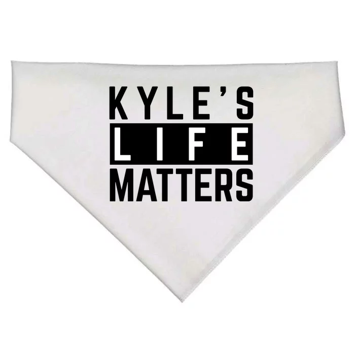 Kyle's Life Matters Shirts Free Kyle Rittenhouse USA-Made Doggie Bandana