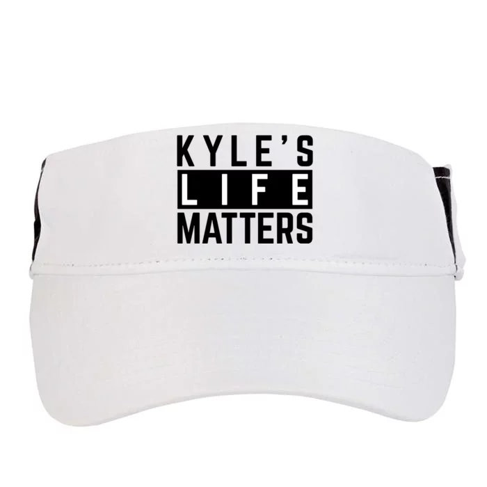 Kyle's Life Matters Shirts Free Kyle Rittenhouse Adult Drive Performance Visor