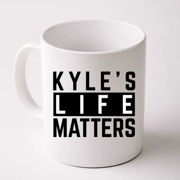 Kyle's Life Matters Shirts Free Kyle Rittenhouse Front & Back Coffee Mug