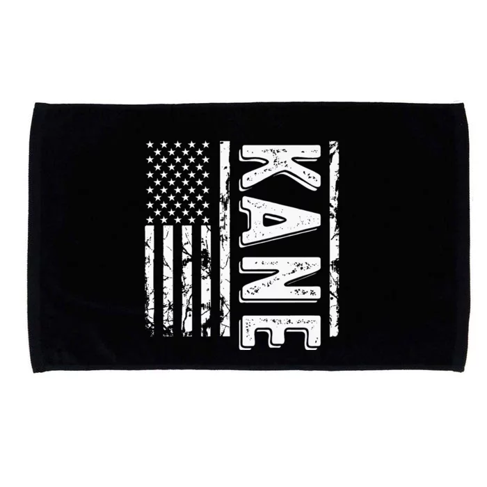 Kane Last Name Funny Surname Team Kane Family Microfiber Hand Towel