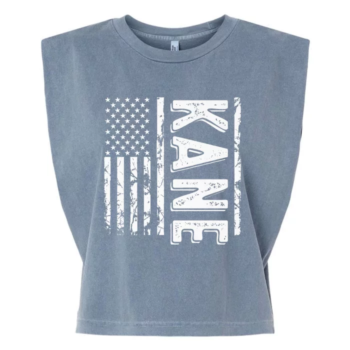 Kane Last Name Funny Surname Team Kane Family Garment-Dyed Women's Muscle Tee