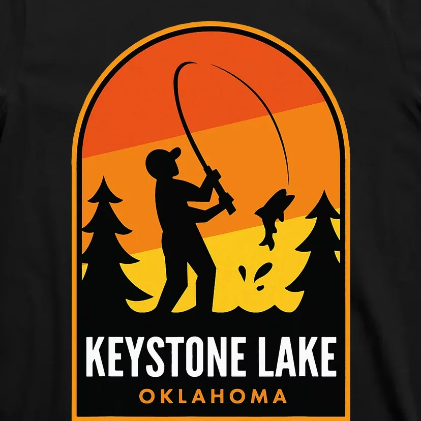 Keystone Lake Oklahoma Fishing T-Shirt