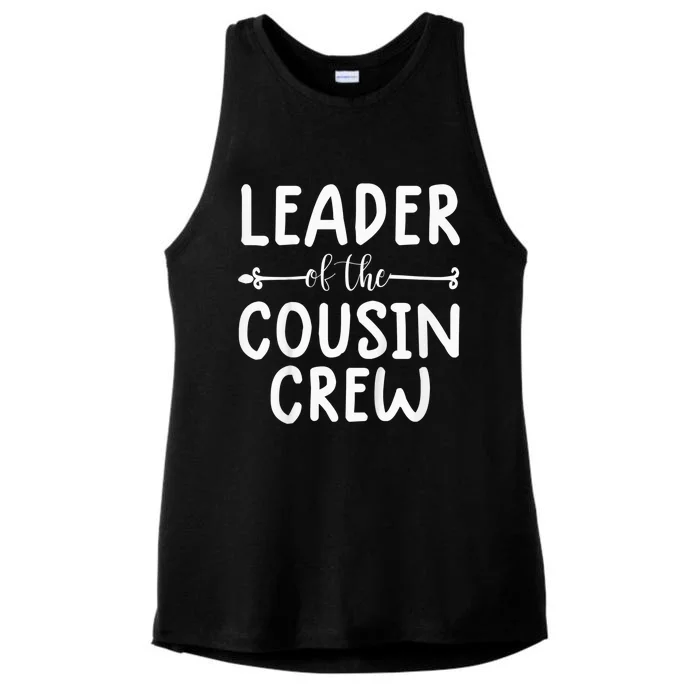 Kid leader of the cousin crew shirt for Kid the cousin crew tee Ladies Tri-Blend Wicking Tank