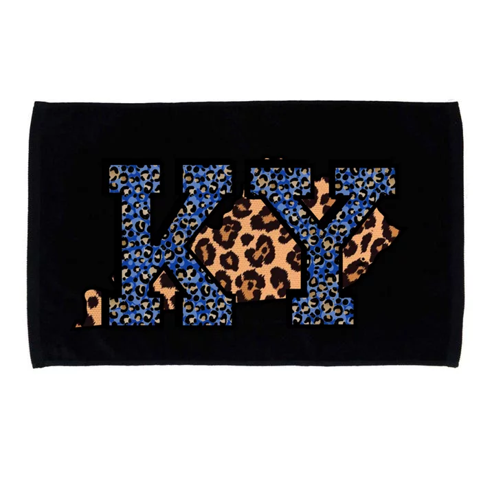 Kentucky Leopard Print Ky Pride Kentucky Cute State Gift Microfiber Hand Towel